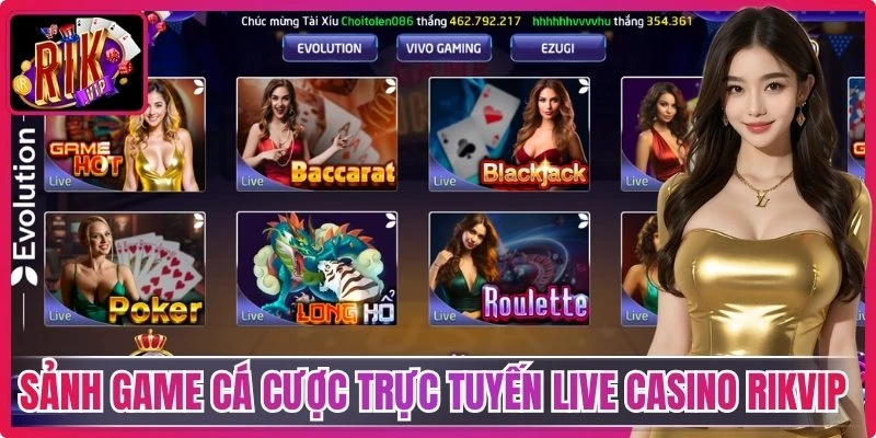 RIKVIP | Link Vào Cổng Game Bài RIKVIP 99 Uy Tín Không Bị Chặn 08/2026 47 Sảnh game cá cược trực tuyến Live Casino Rikvip